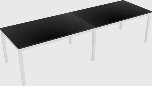 Rectangular desk
