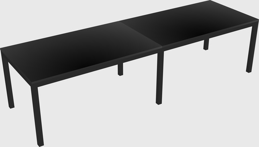 Rectangular desk