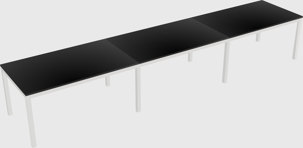Rectangular desk