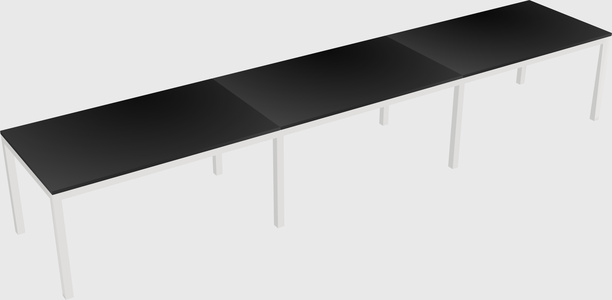 Rectangular desk