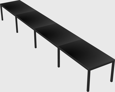 Rectangular desk