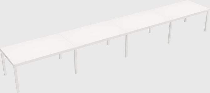 Rectangular desk