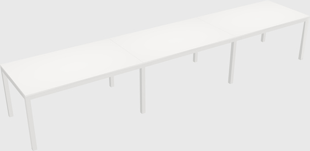 Rectangular desk