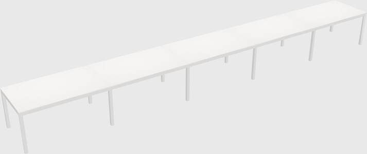 Rectangular desk