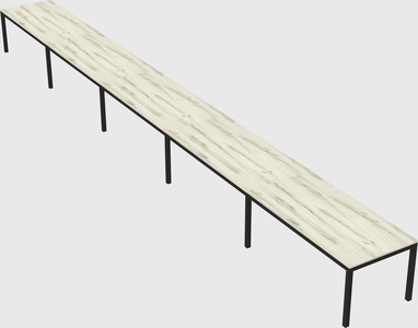Rectangular desk