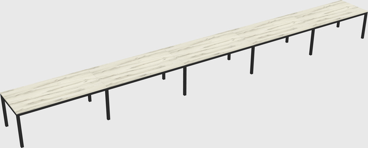 Rectangular desk