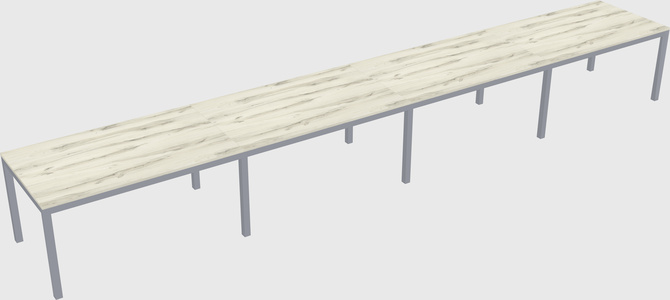 Rectangular desk