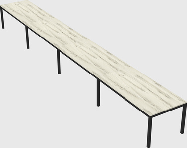 Rectangular desk