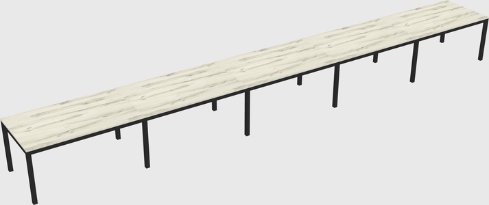 Rectangular desk