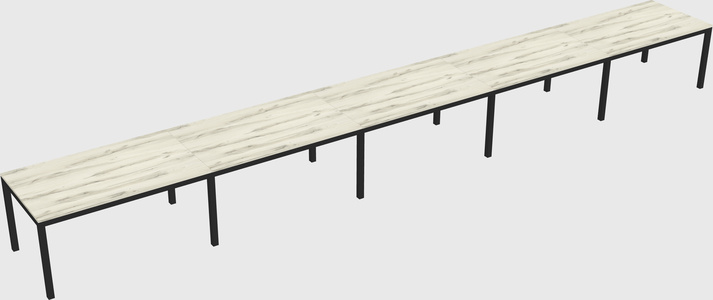 Rectangular desk