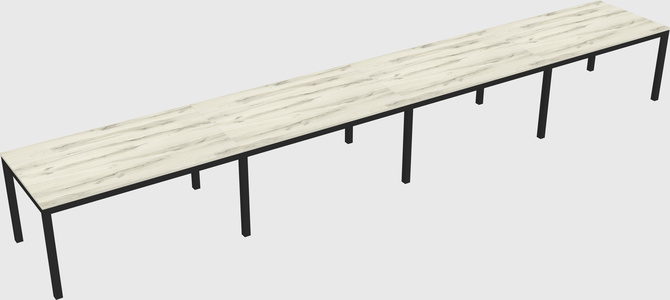 Rectangular desk