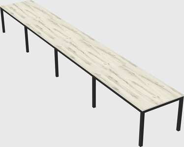 Rectangular desk