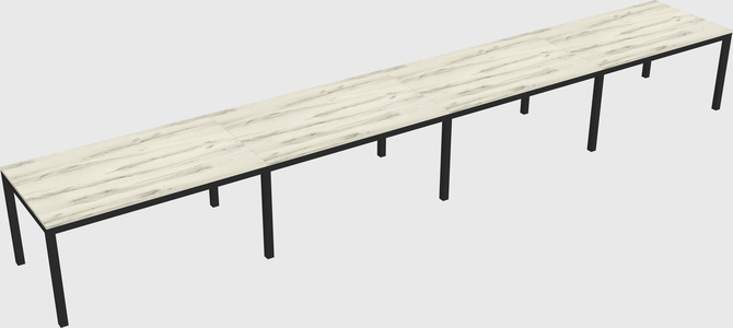 Rectangular desk