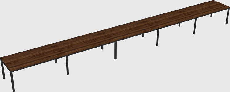 Rectangular desk