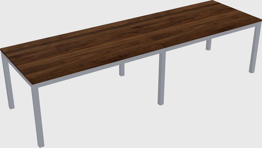 Rectangular desk