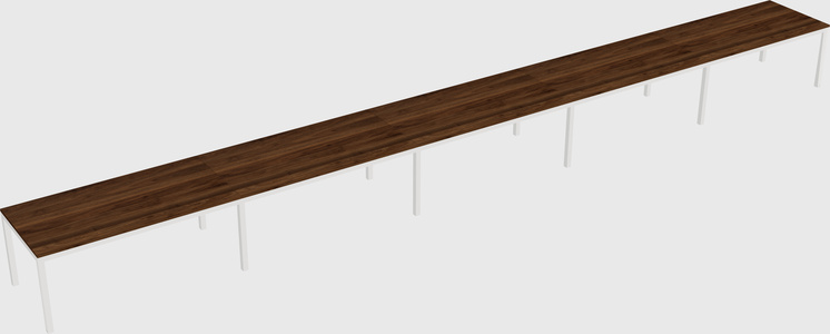 Rectangular desk