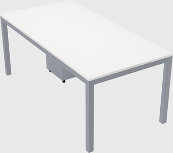 Rectangular desk