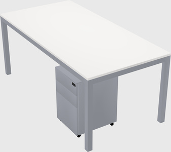 Rectangular desk
