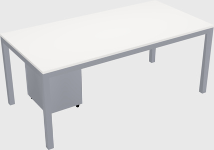 Rectangular desk