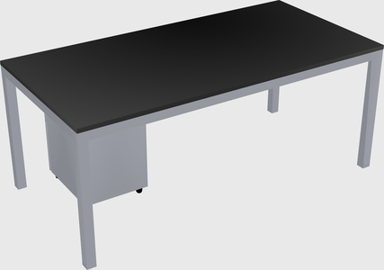 Rectangular desk