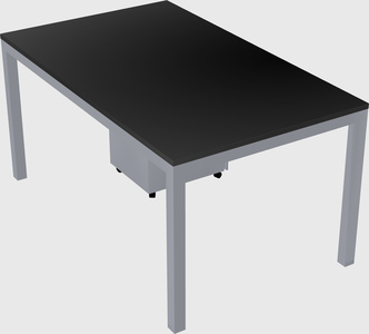 Rectangular desk