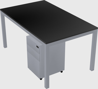 Rectangular desk