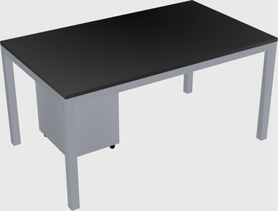 Rectangular desk