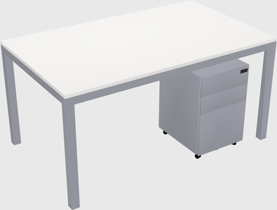 Rectangular desk