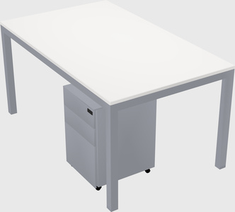 Rectangular desk