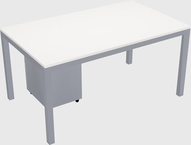 Rectangular desk