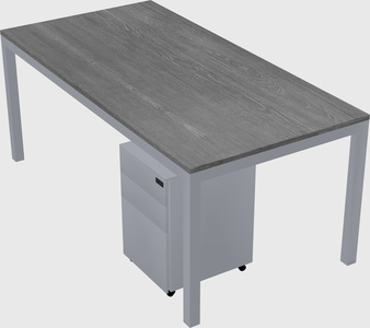 Rectangular desk