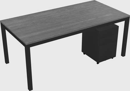 Rectangular desk