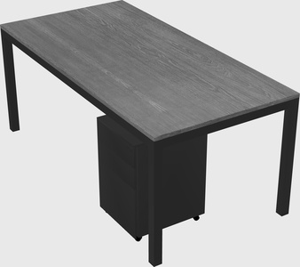 Rectangular desk