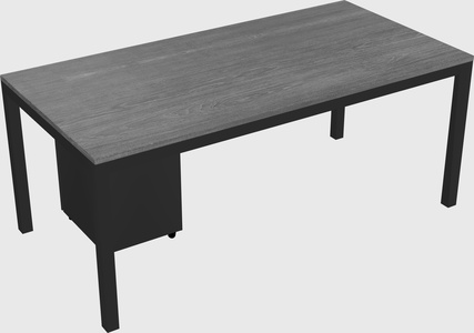Rectangular desk