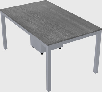 Rectangular desk