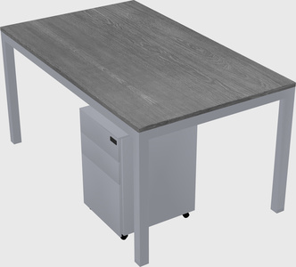 Rectangular desk