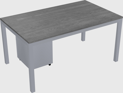 Rectangular desk