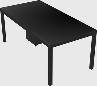 Rectangular desk
