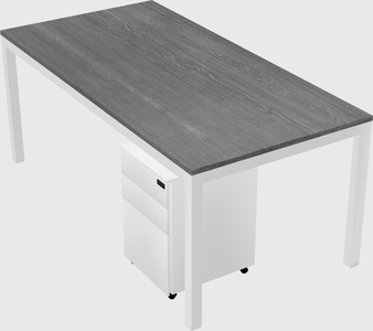 Rectangular desk
