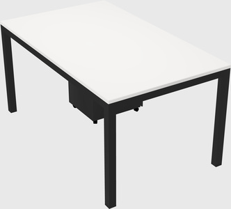 Rectangular desk
