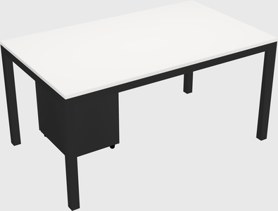 Rectangular desk