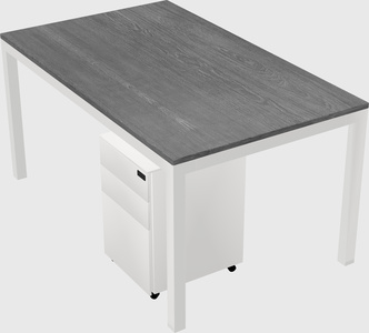 Rectangular desk
