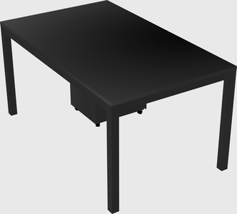Rectangular desk