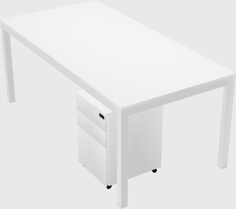 Rectangular desk