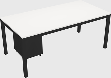 Rectangular desk