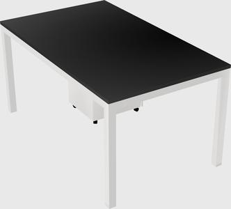 Rectangular desk
