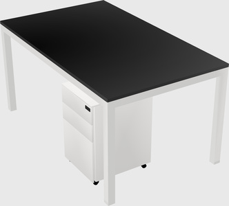 Rectangular desk