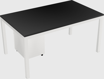 Rectangular desk