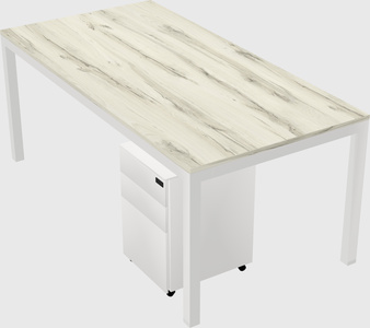 Rectangular desk