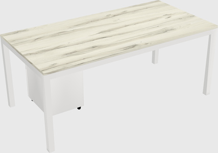 Rectangular desk